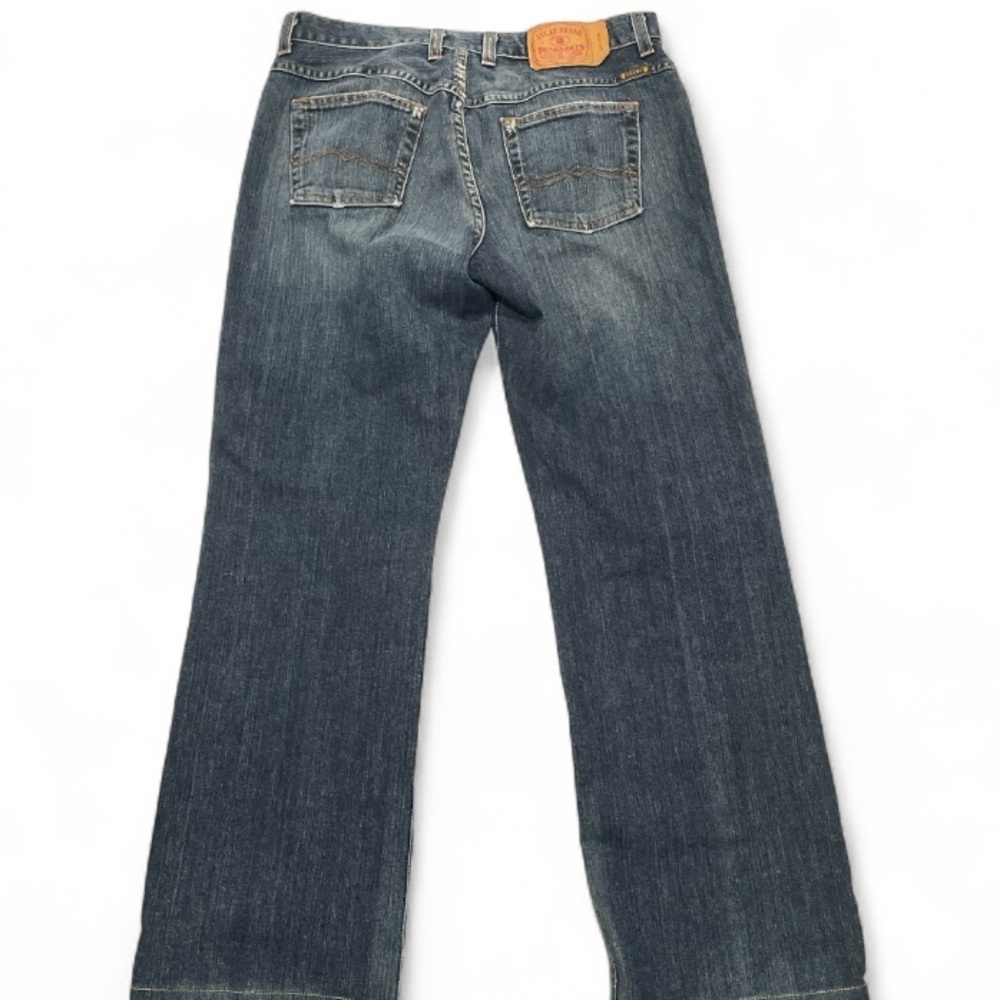 Lucky Brand Dungarees Button Fly Classic Blue Women's Jeans 10 - Picture 4 of 5